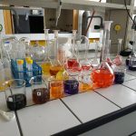 Multicolour solutions at the laboratory table
