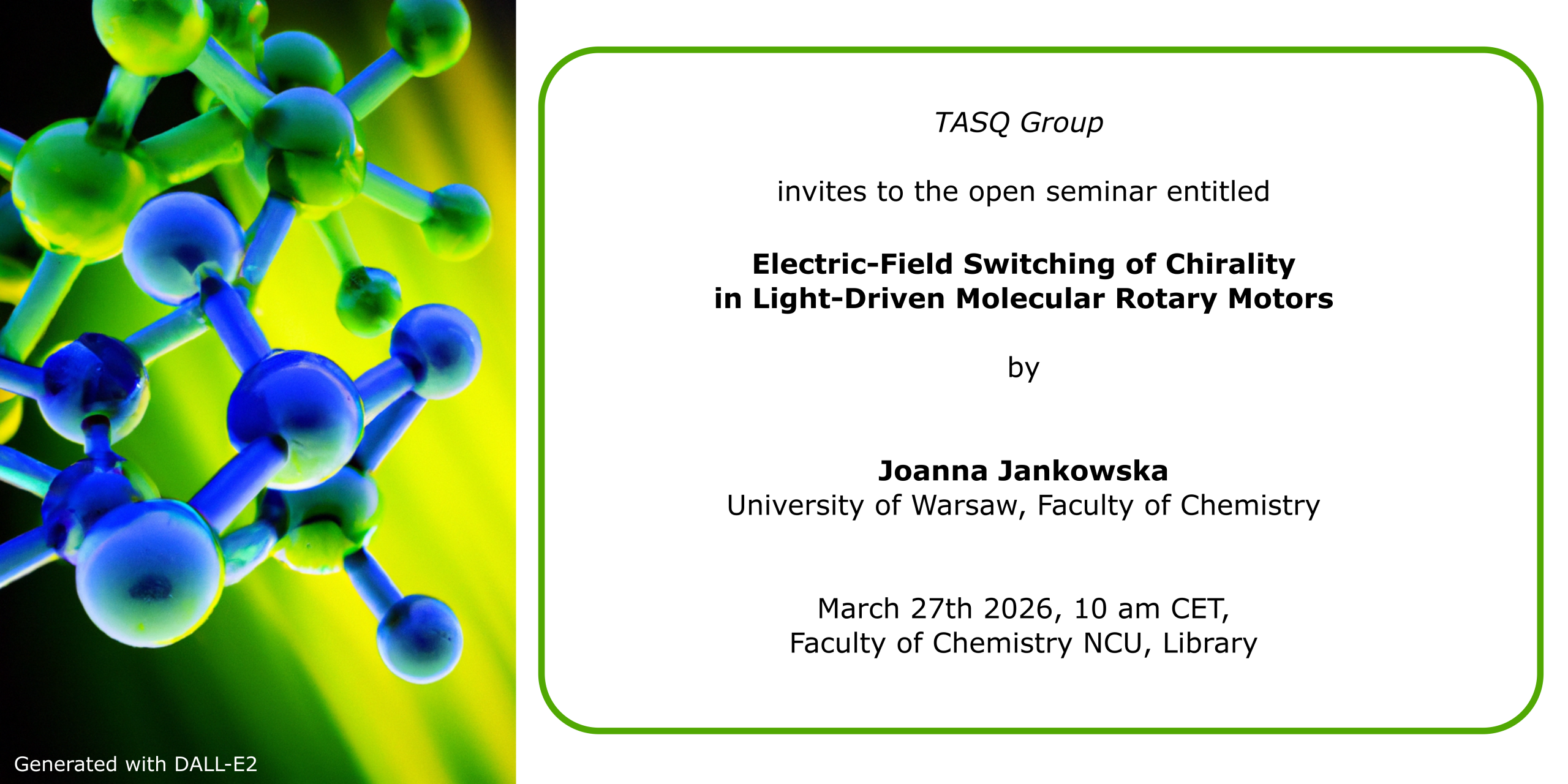 Plakat: TASQ Joanna Jankowska 27. marca 2026